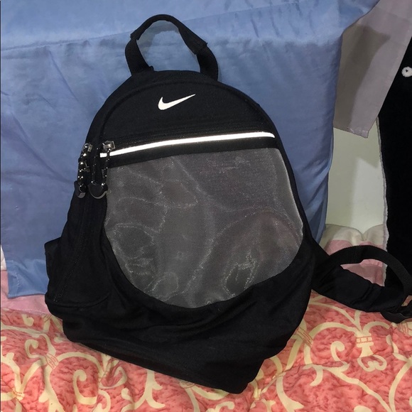 Nike Handbags - Mini Nike Black Backpack